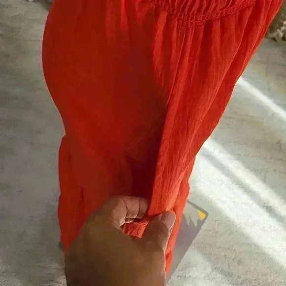 NWT Max Studio Papaya Ruffle Maxi Dress - Picture 4 of 6